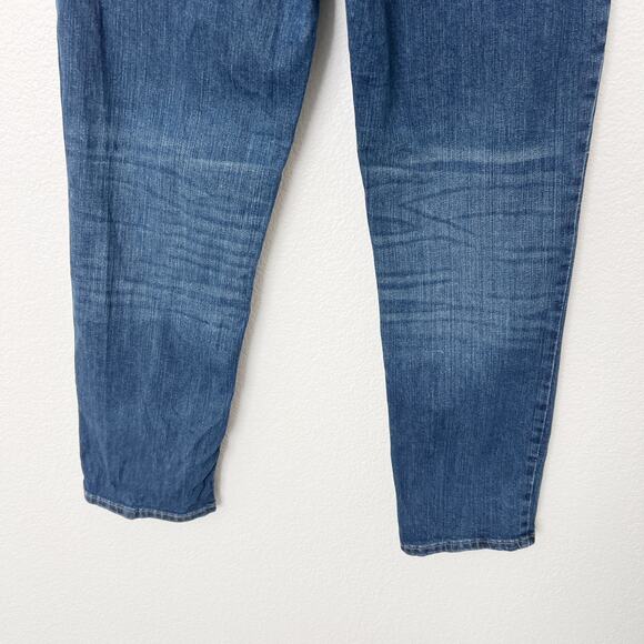 [Banana Republic] Dark Wash High Rise Ankle Length Girlfriend Fit Jeans Sz 29/8 - Picture 10 of 12
